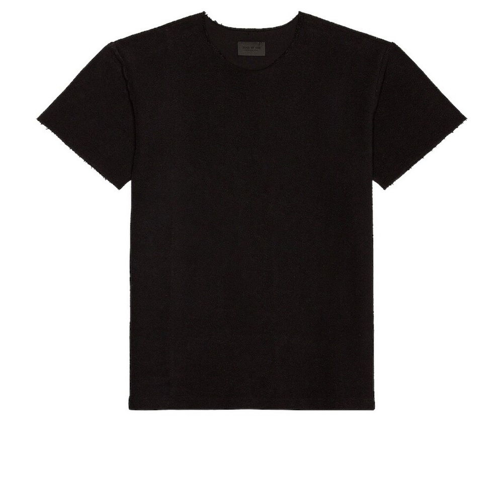 Fear of God Inside Out Terry Tee Seventh Collection Black XS